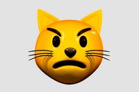 Emoji Pouting Cat