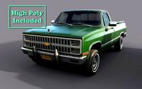 Chevrolet C10 1982 Green