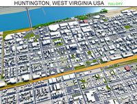 Huntington City in West Virginia 30km