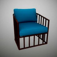 Robert Plum Bella Arm chair Sylvie Teal Fabric