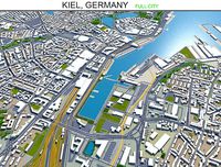 Kiel City in Germany 70km