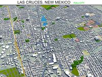 Las Cruces City in New Mexico 50km