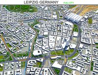 Leipzig City in Germany 50km
