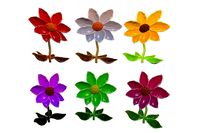 Sunflower cartoon stylized pack