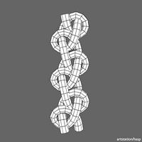 double tatted chain braid