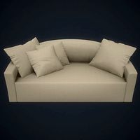 Polifirm Atollo Sofa Small Sylvie Truffle Fabric