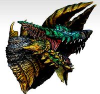 Monster hunter Zinogre Head bust