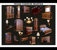 Old Vintage Furniture Mega Pack