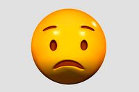 Emoji Anguished Face