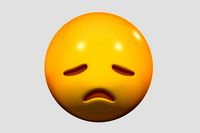 Emoji Disappointed Face