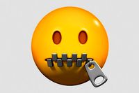 Emoji Zipper-Mouth Face