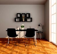 Interior  furnitures lampshade corner table