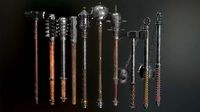 Medieval Weapons Mace Collection - 01