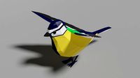 Cartoon Great Tit
