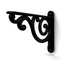 Cast iron shelf bracket 03