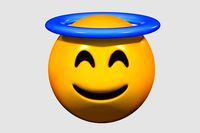 Emoji Smiling Face with Halo