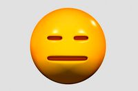 Emoji Expressionless Face