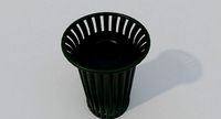 Low Poly PBR Trash Can