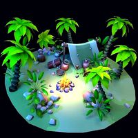 Stylized set