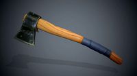 Stylized Woodcutter Axe