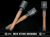 M24 WW2 German Stick Grenade