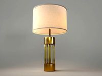 Gold table lamp