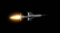 Basic Missile Mesh Game Ready