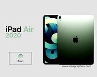 Green 2020 iPad Air 11 inch