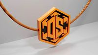 DS Logo Pendant 3D Model