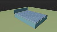 3d Realistic Bed
