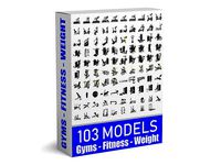 103 Models Gym Fitness Weight Collection
