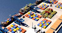 3D  Cargo Dockyard