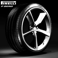 Pirelli P Zero Tire High detailed