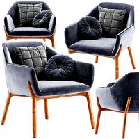 Nido Lounge Chair Wood Base