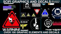 Scifi Graphics and Decals Vol3