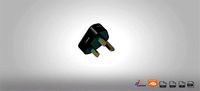 UK 3 PIN PLUG 5V USB OUTPUT