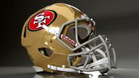 Football Helmet NFL pro 49ers