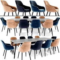 Rochelle Dining Chair Table Set