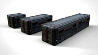 sci fi Cargo Container 2