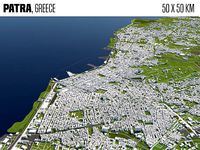 Patra Greece 50x50km