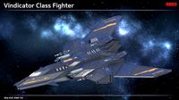 Spaceship Fighter Vindicator