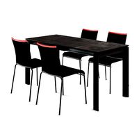 Calligaris Duca table and Web chair