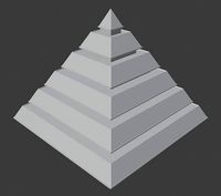 Pyramid with Squared Spike