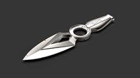Valorant Jett Throwing Knife 3D Printable - stl obj | 3D