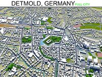 Detmold City in Germany 40km