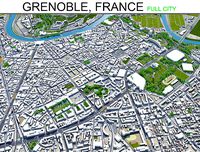 Grenoble City France 20km