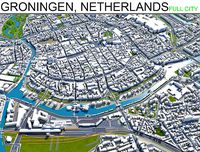 Groningen City in Netherlands 40km
