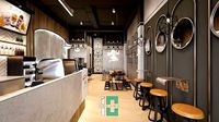 CoffeeShop 3d Interior Design Blender - Fbx - Obj
