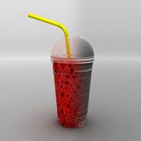 Plastic Shake Glass