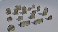 Gravestones pack 8